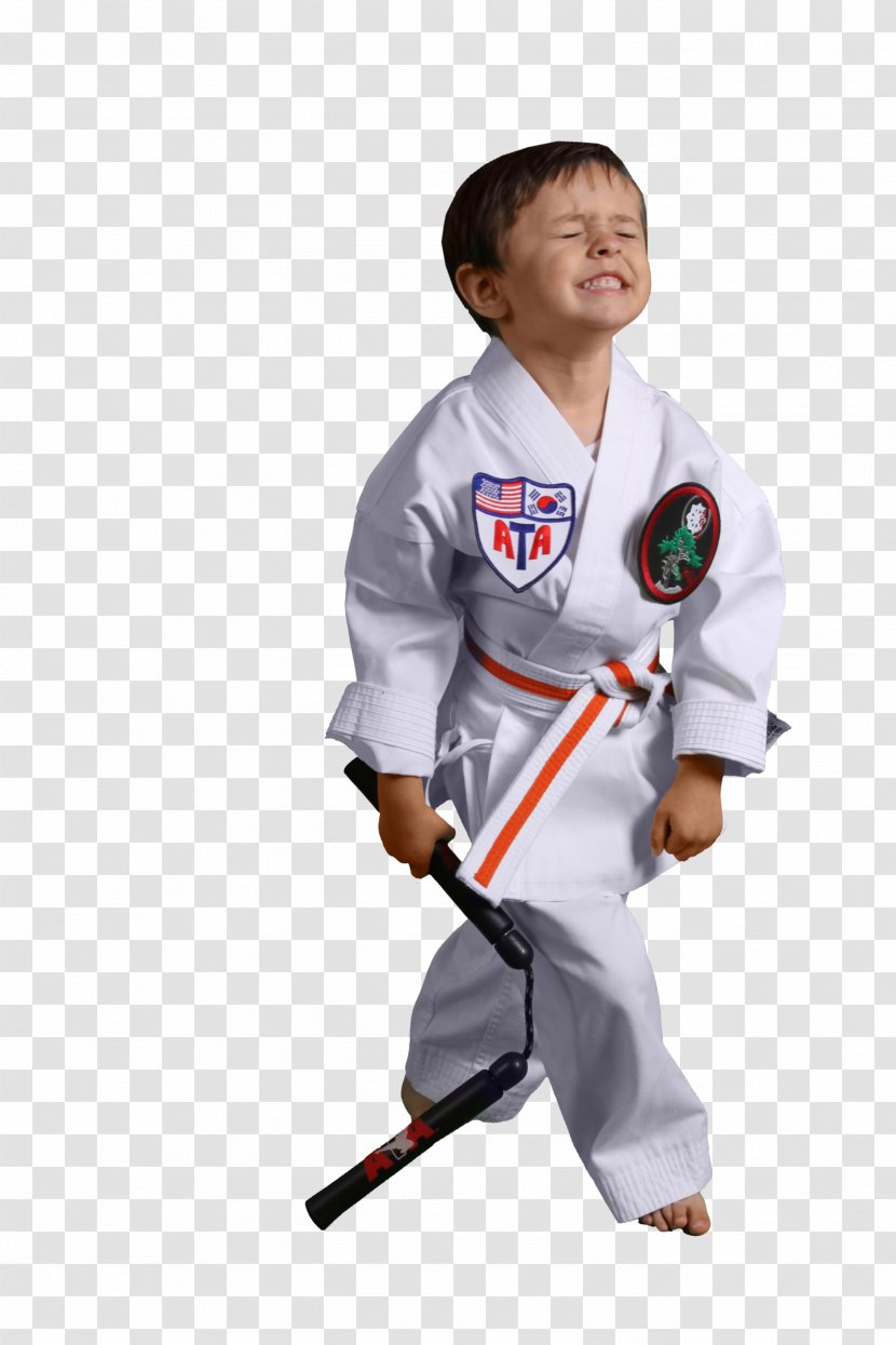Dobok Tang Soo Do Shoulder Sleeve Uniform - Child - Costume Transparent PNG