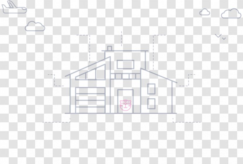 Paper Brand Logo House Transparent PNG