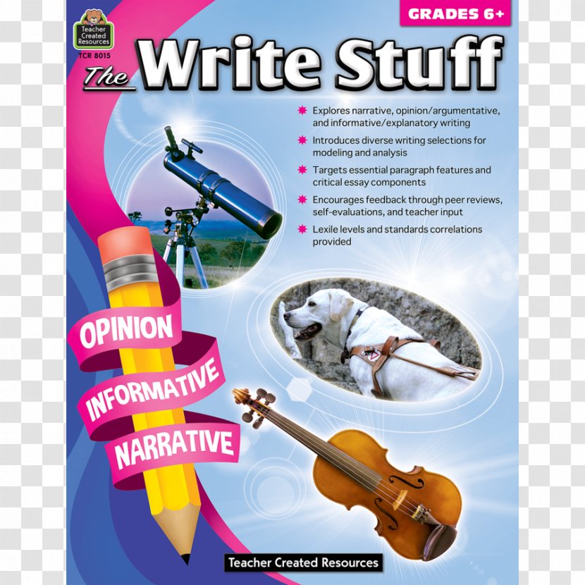 Writing Process The Write Stuff Grade 6+ Sixth Middle School - Text - Student Transparent PNG