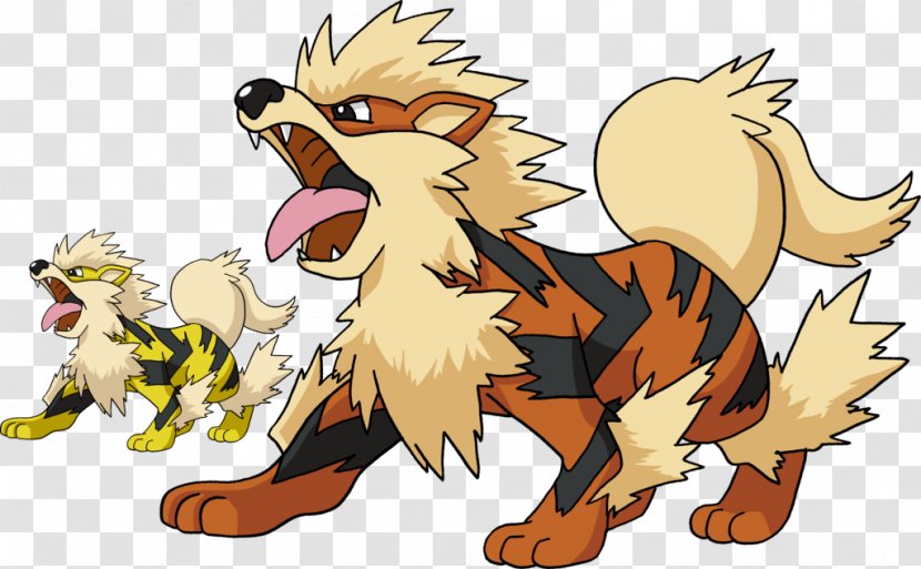 Lion Arcanine Pokémon Yellow FireRed And LeafGreen - Heart Transparent PNG