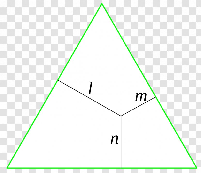Equilateral Triangle Viviani's Theorem Point Transparent PNG