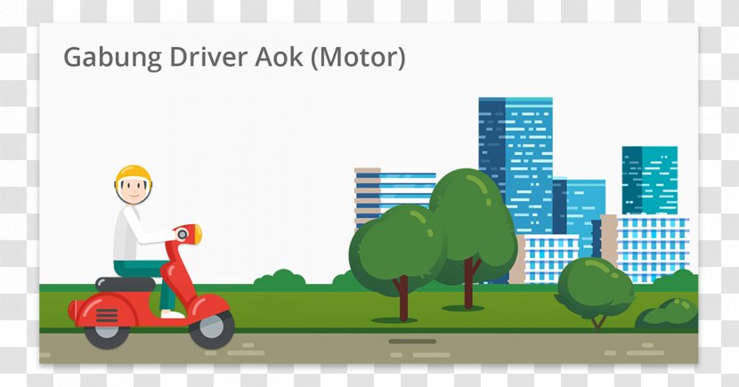 PT. Aok Teknologi Indonesia (Aok-JEK) Motorcycle Human Behavior Cartoon - Device Driver - Buka Bersama Transparent PNG