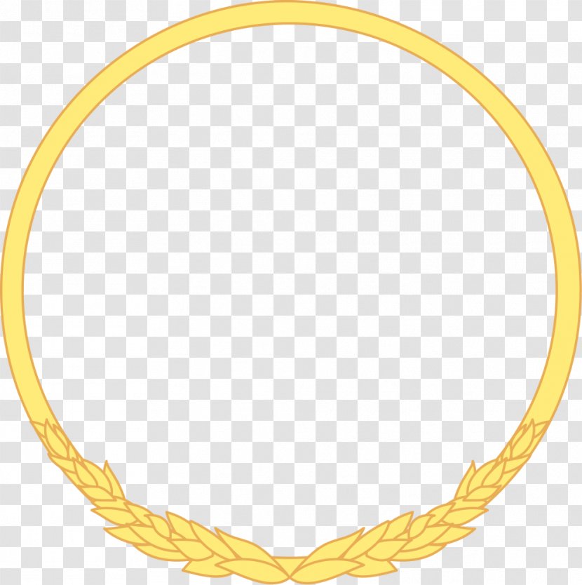 Wreath Wikimedia Commons Necklace - Gold Circle Transparent PNG