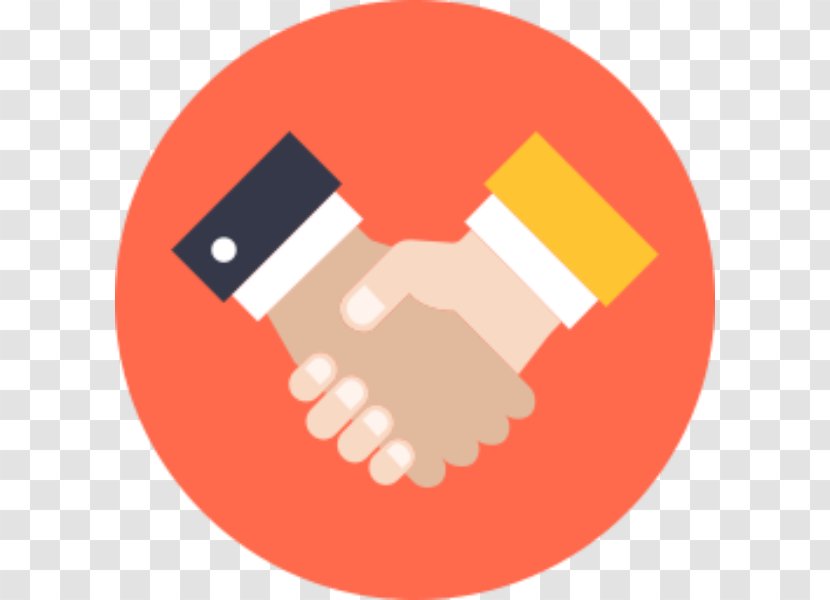 Handshake - Orange - Smile Transparent PNG