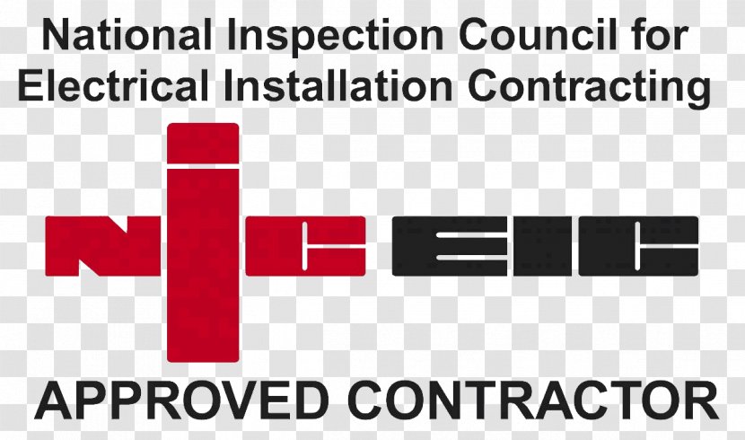 National Inspection Council For Electrical Installation Contracting Contractors' Association Electrician Electricity - Red - 24 Hour Service Transparent PNG