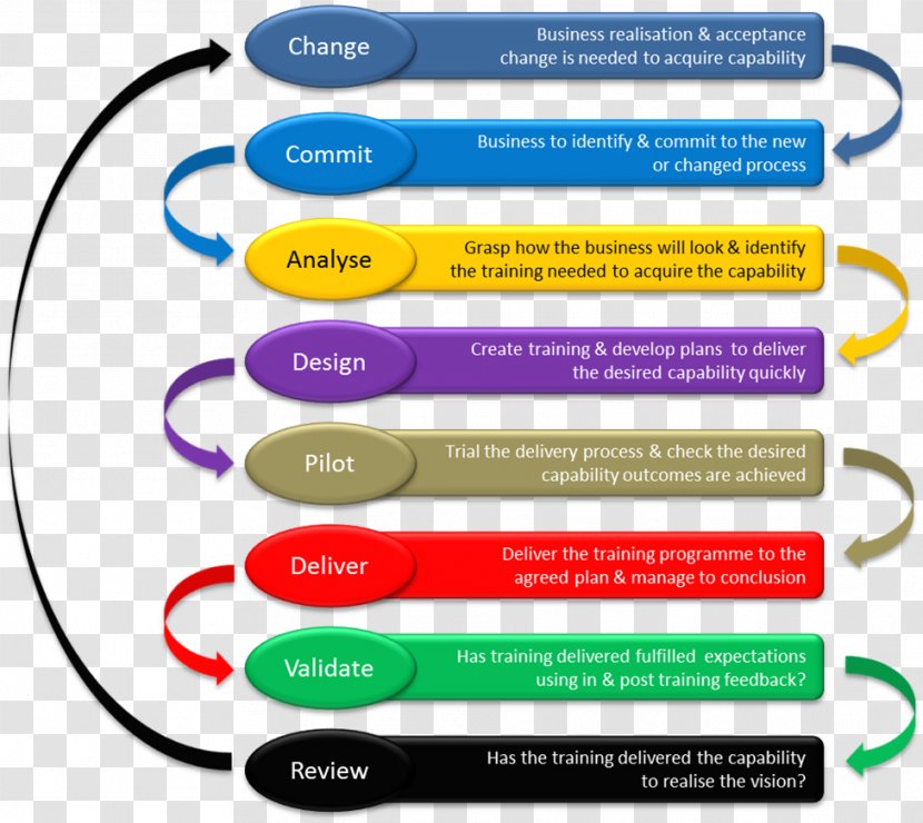 Change Management Business Process Reengineering Modeling - Development - Cycle Diagram Transparent PNG