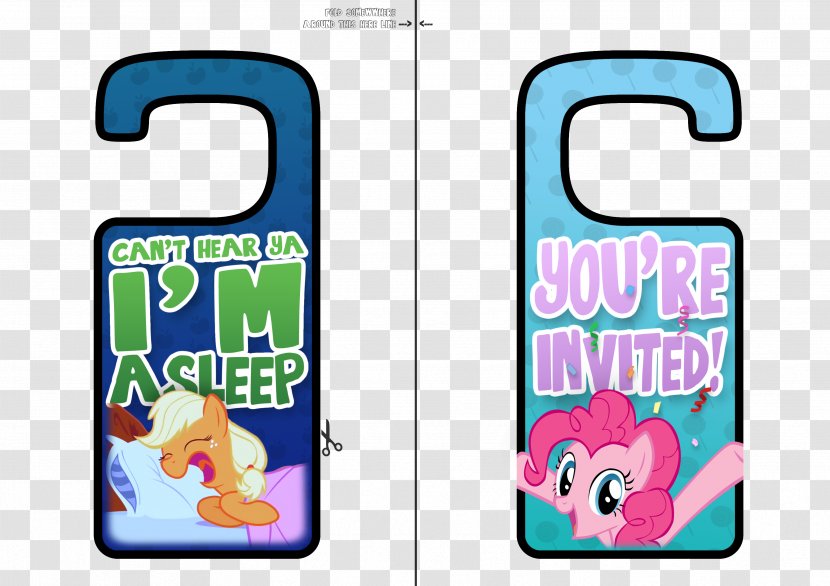 Paper Door Hanger Handle My Little Pony: Equestria Girls - Mobile Phone Accessories Transparent PNG