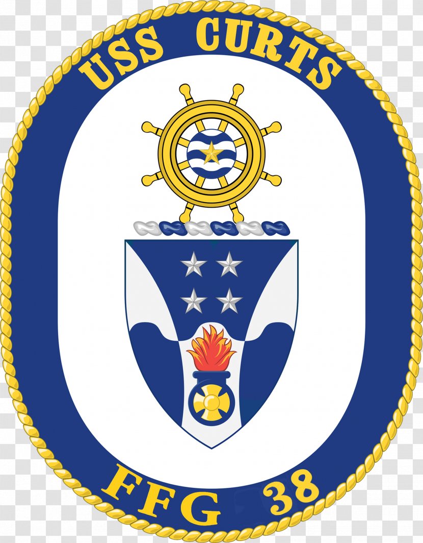 United States Navy USS Gridley (DDG-101) Oliver Hazard Perry-class Frigate Curts (FFG-38) - Crest Transparent PNG
