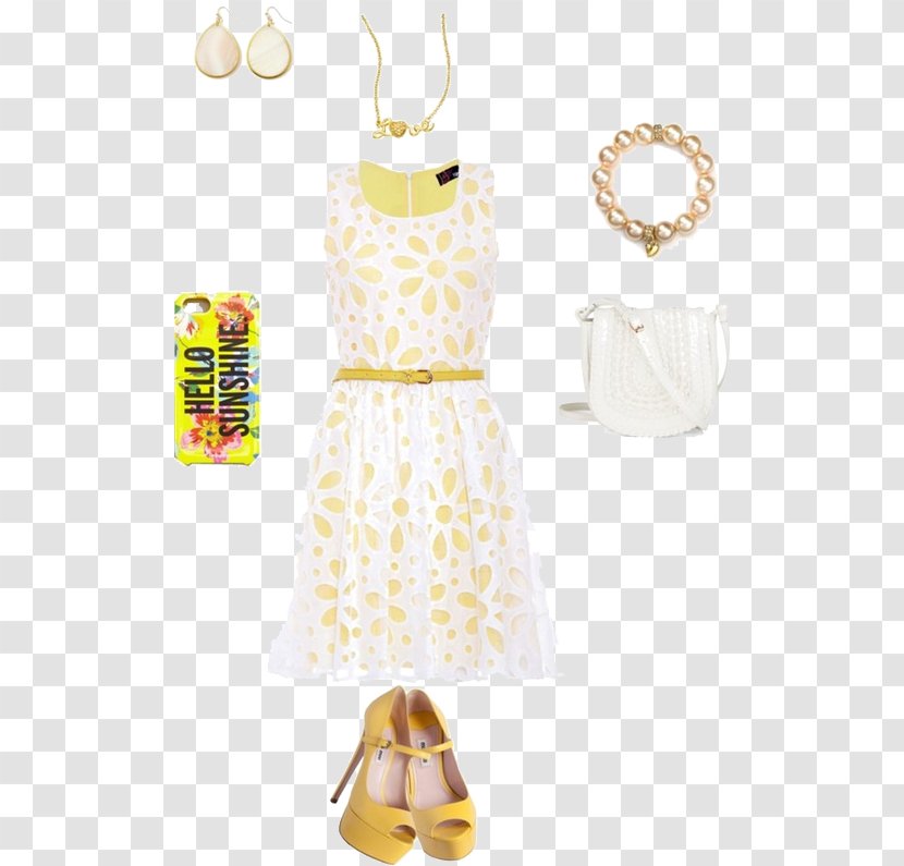 Fashion Accessory Jumper Dress - Cream-colored Sleeveless Transparent PNG