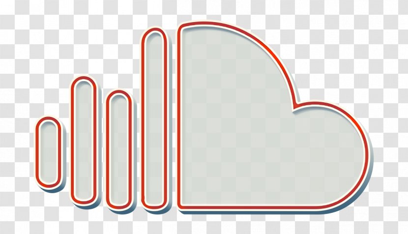Line Icon Social Soundcloud - Logo Text Transparent PNG