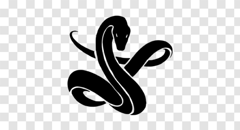 Snakes Vector Graphics Cobra Drawing Reptile - Blackandwhite - Venomous Snake Transparent PNG