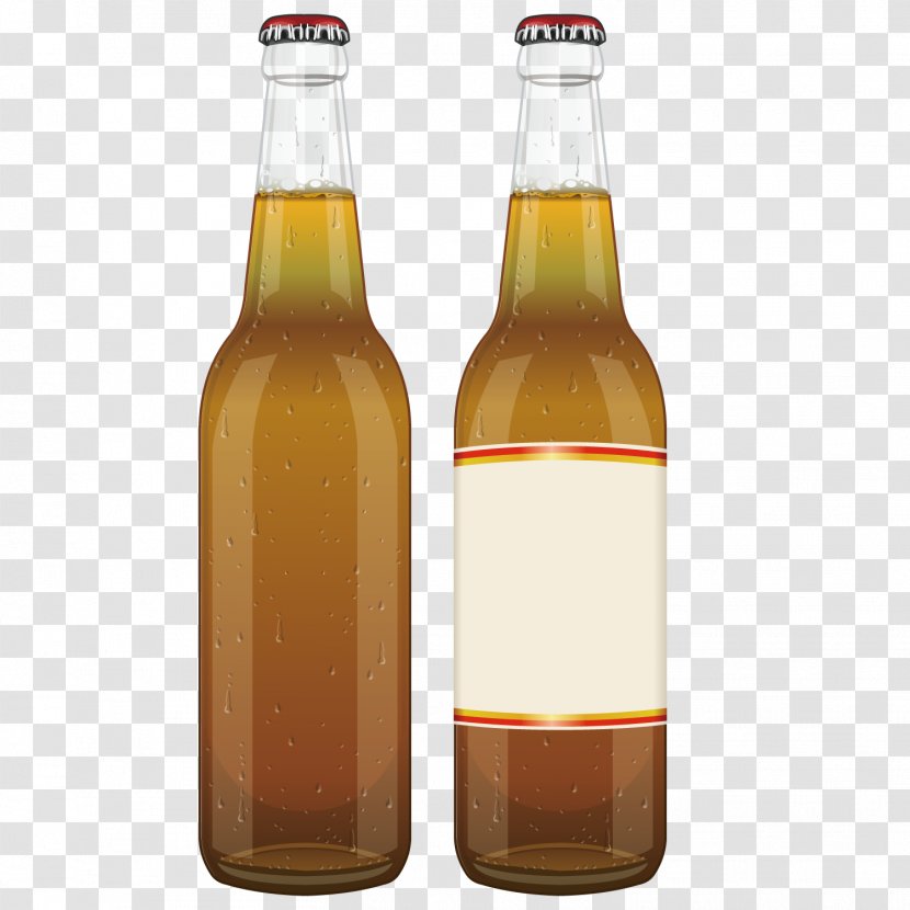 Beer Bottle Wine - Design Transparent PNG
