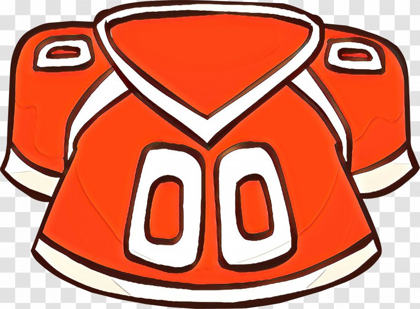 Orange - Football Fan Accessory - Logo Sticker Transparent PNG