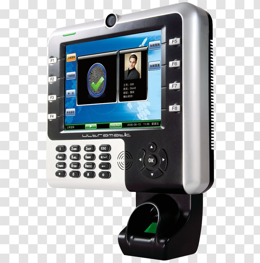 Fingerprint Access Control Time And Attendance سیستم حضور و غیاب Akses Kontrol Pintu - Radiofrequency Identification - Technology Transparent PNG