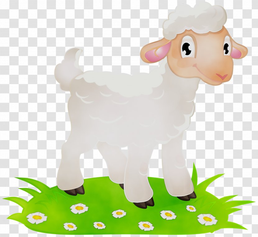 Sheep Cattle Clip Art Goat Figurine - Livestock - Cowgoat Family Transparent PNG
