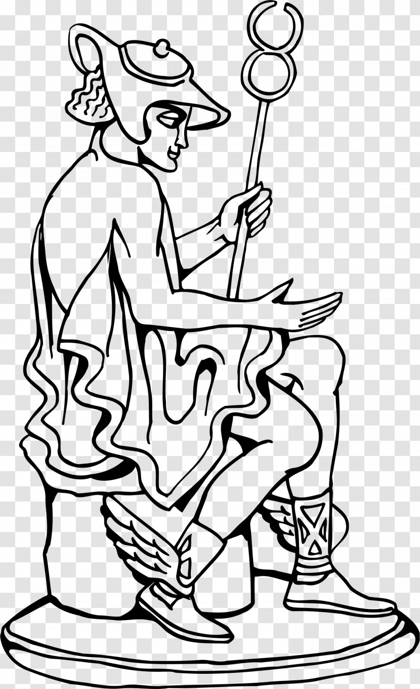 Line Art Drawing - Statue Transparent PNG