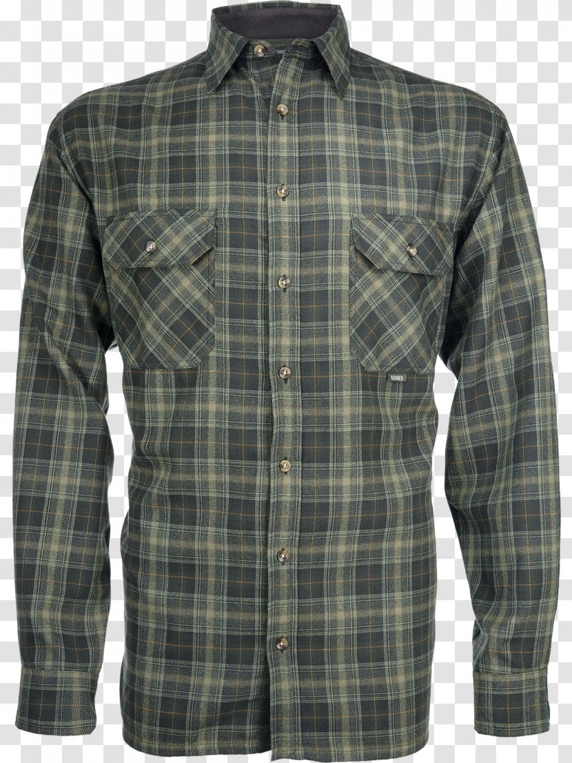 Flannel T-shirt Sleeve Tartan Clothing - Long Underwear Transparent PNG