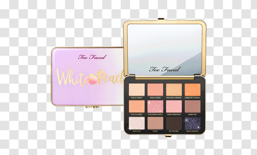 Too Faced White Chocolate Chip Eye Shadow Palette Sweet Peach Gold Transparent PNG