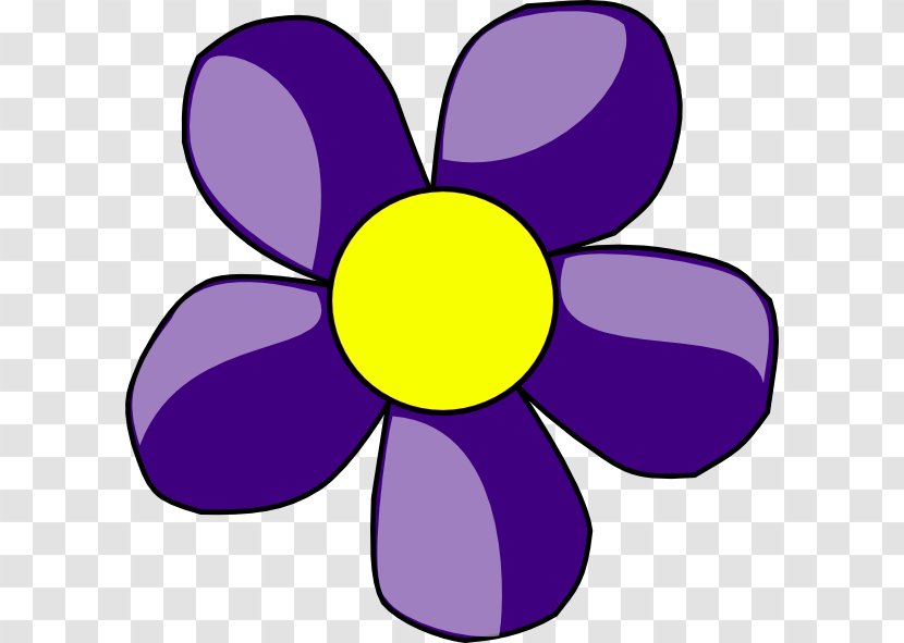 The Blue Flower Clip Art - Cut Flowers - Purple Transparent PNG