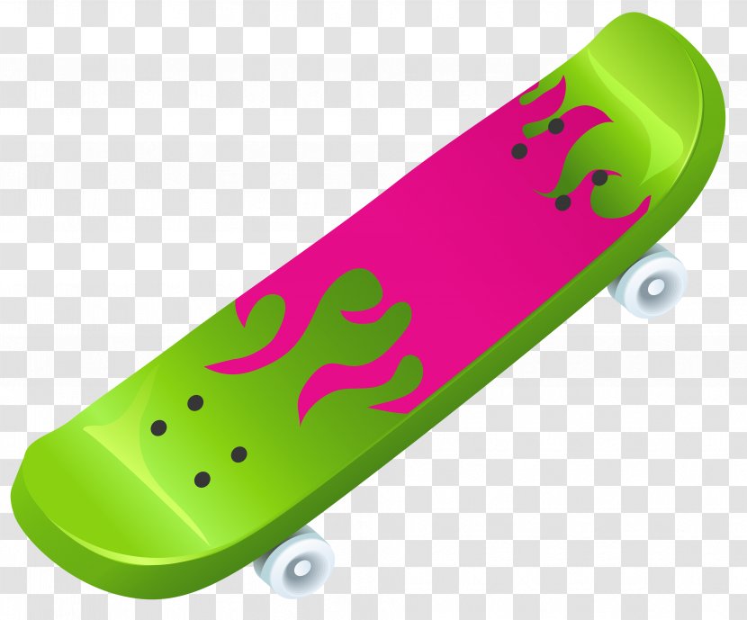 Skateboarding Clip Art - Sports Equipment - Skateboard Vector Clipart Transparent PNG