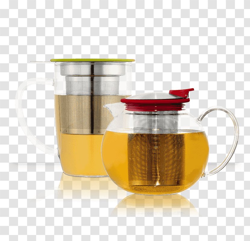 Teapot Kettle Glass Red - Lid - Tea Transparent PNG