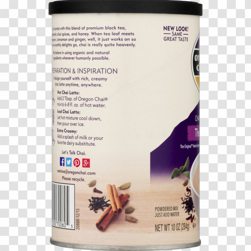 Masala Chai Latte Milk Drink Mix Tea - Flavor - Sheng Transparent PNG