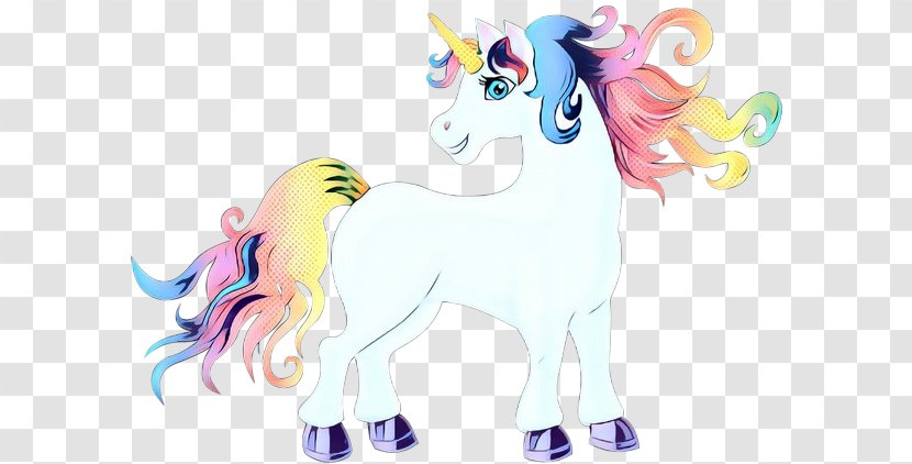 Unicorn Illustration Horse Cartoon Purple - Mane Transparent PNG