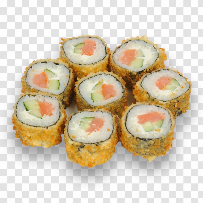 Sushi Makizushi Japanese Cuisine California Roll Vegetarian - Salmon Transparent PNG