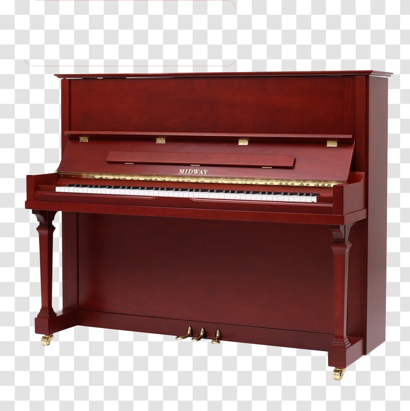 Shanghai Digital Piano Electric Steinway & Sons - Flower - US Dulwich (MIDWAY) Brown Upright Transparent PNG