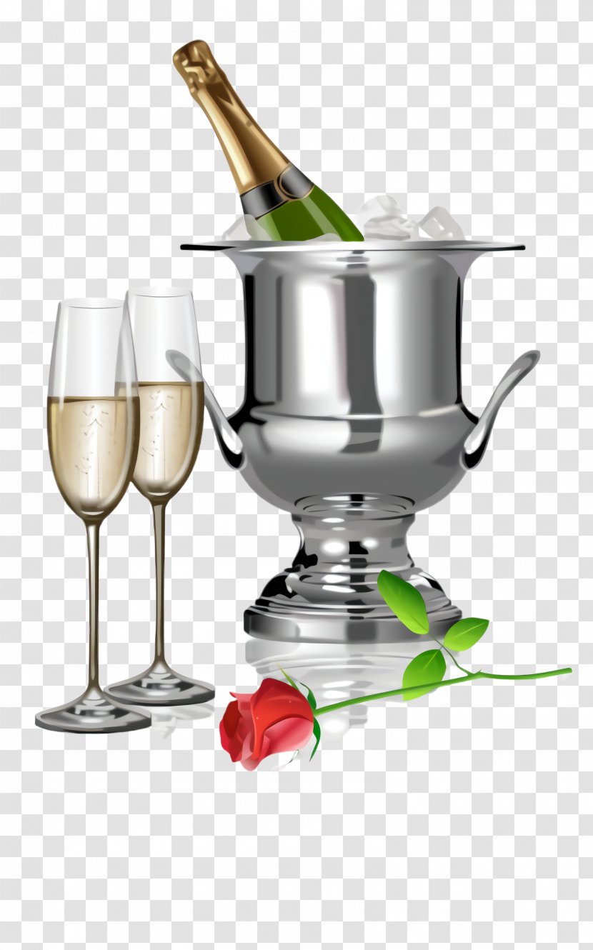 Champagne - Tableware - Stemware Alcohol Transparent PNG