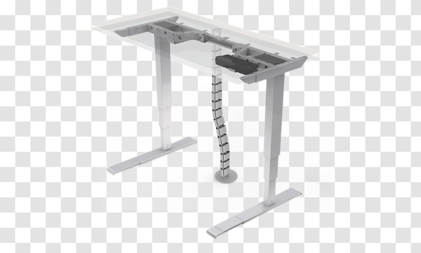 Table Sit-stand Desk Furniture Metal - Computer Transparent PNG