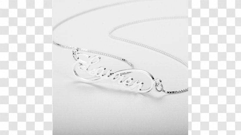 Necklace Chain Silver - Black And White Transparent PNG