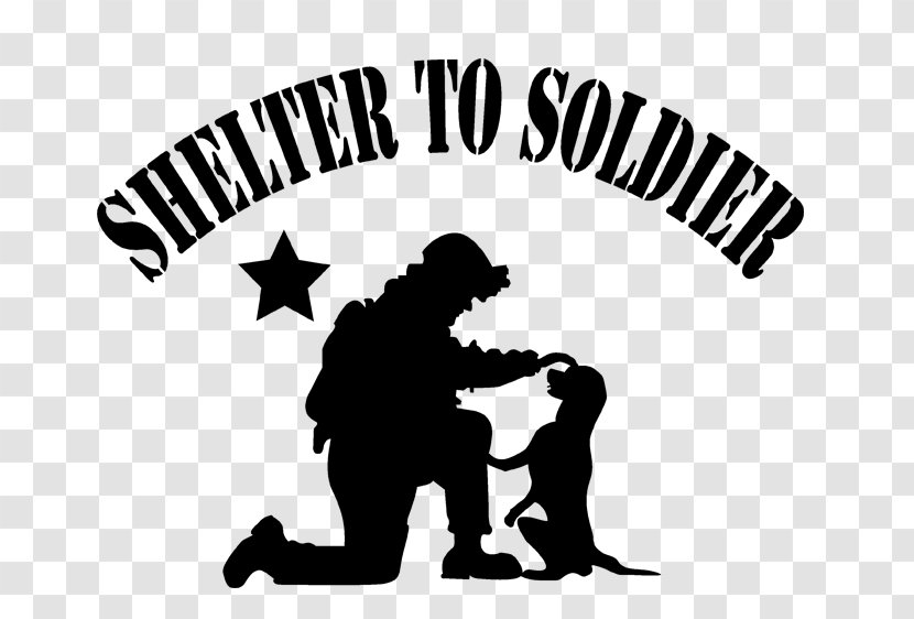 Soldier Silhouette - Logo - Stencil Blackandwhite Transparent PNG