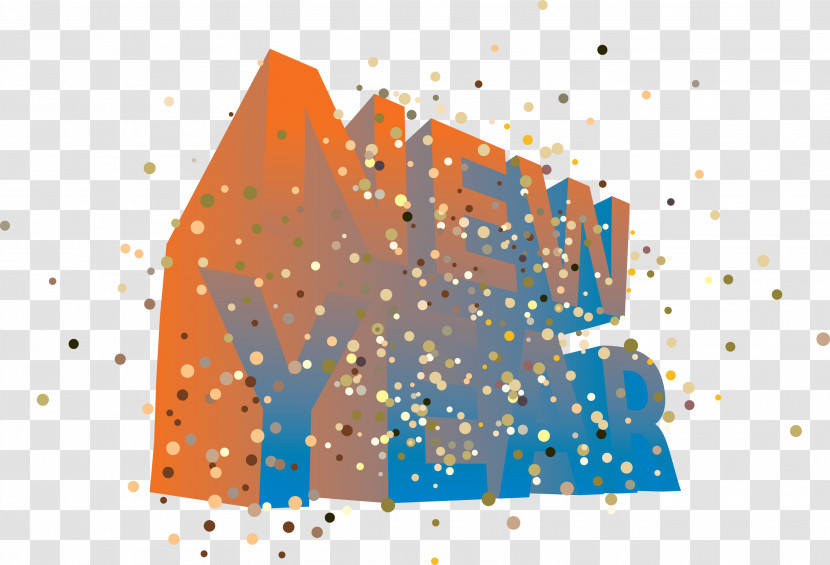 Happy New Year New Year Transparent PNG