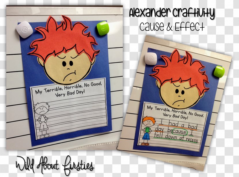 Alexander And The Terrible, Horrible, No Good, Very Bad Day Paper Teacher First Grade Book - School - Artistic Words Engage In Activities Transparent PNG