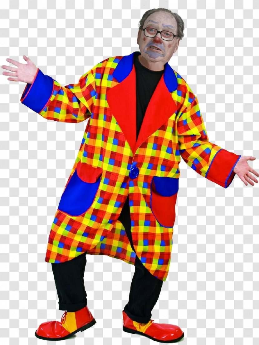 Evil Clown Jacket Costume Circus - Tartan Transparent PNG