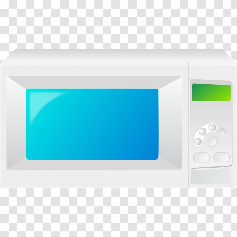 Microwave Oven Home Appliance - Computer Icon - Hand-painted Pattern Transparent PNG