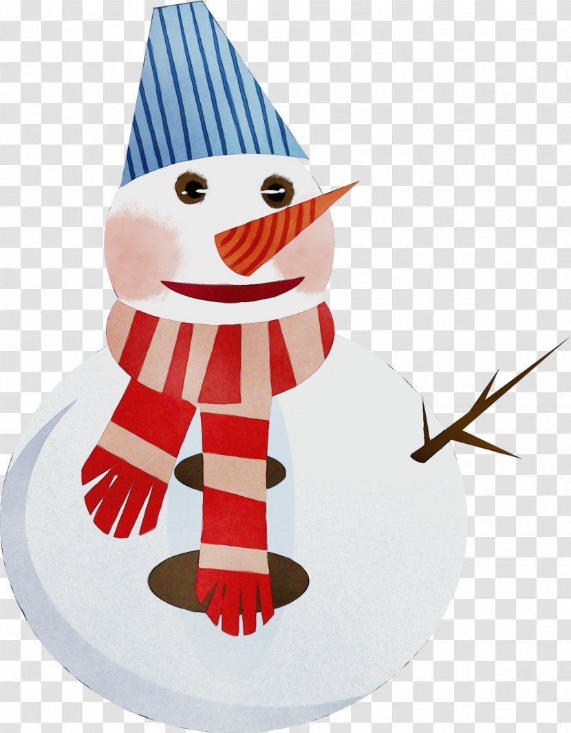 Christmas Ornament - Character - Snowman Cartoon Transparent PNG