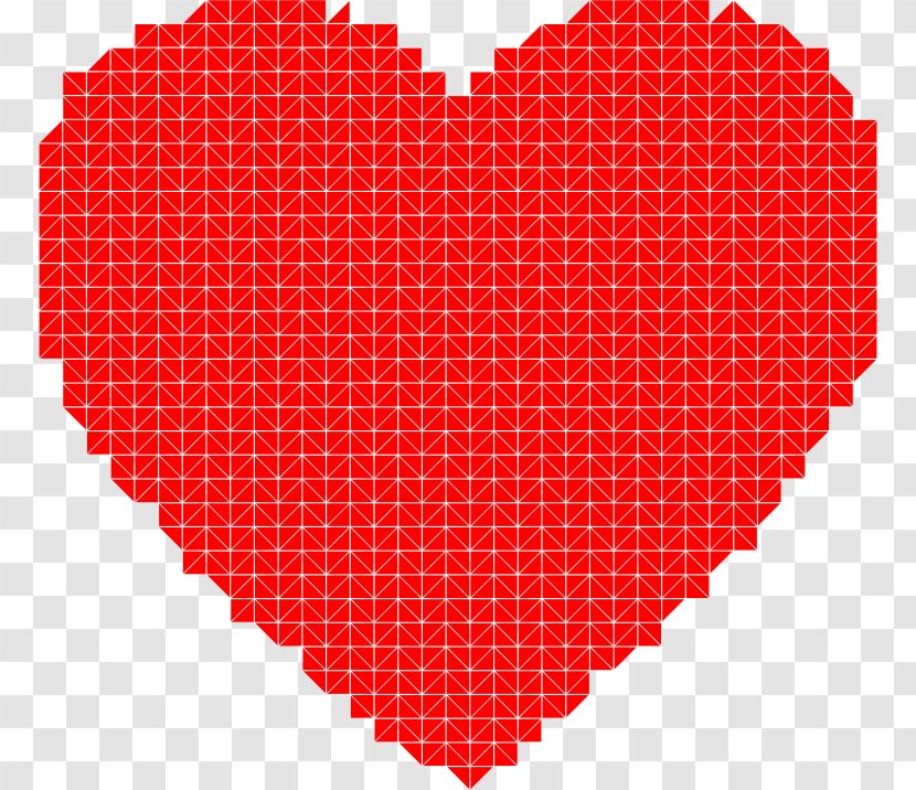 Heart Valentine's Day Textile Color - Valentine S - Mosaic Transparent PNG