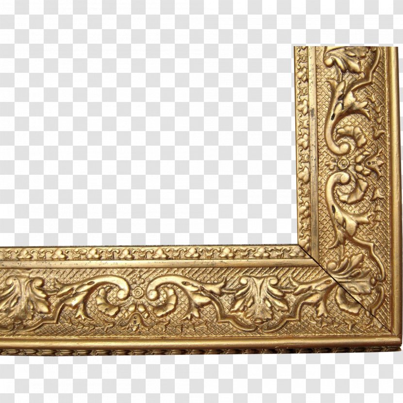 Picture Frames Bed Frame Decorative Arts Antique - Material - Vintage Gold Transparent PNG