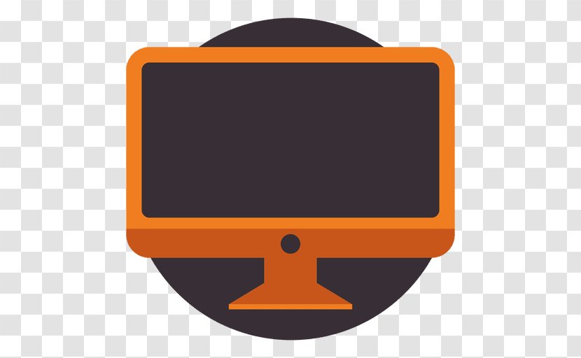 Clip Art - Computer - Orange Sky Transparent PNG