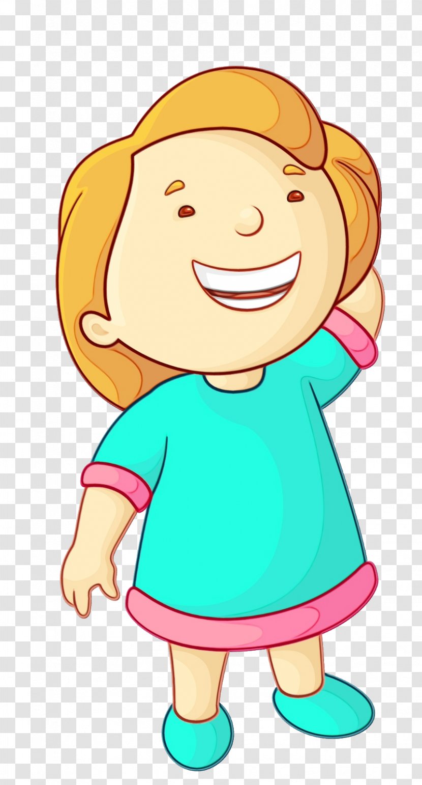 Girl Cartoon - Style Pleased Transparent PNG