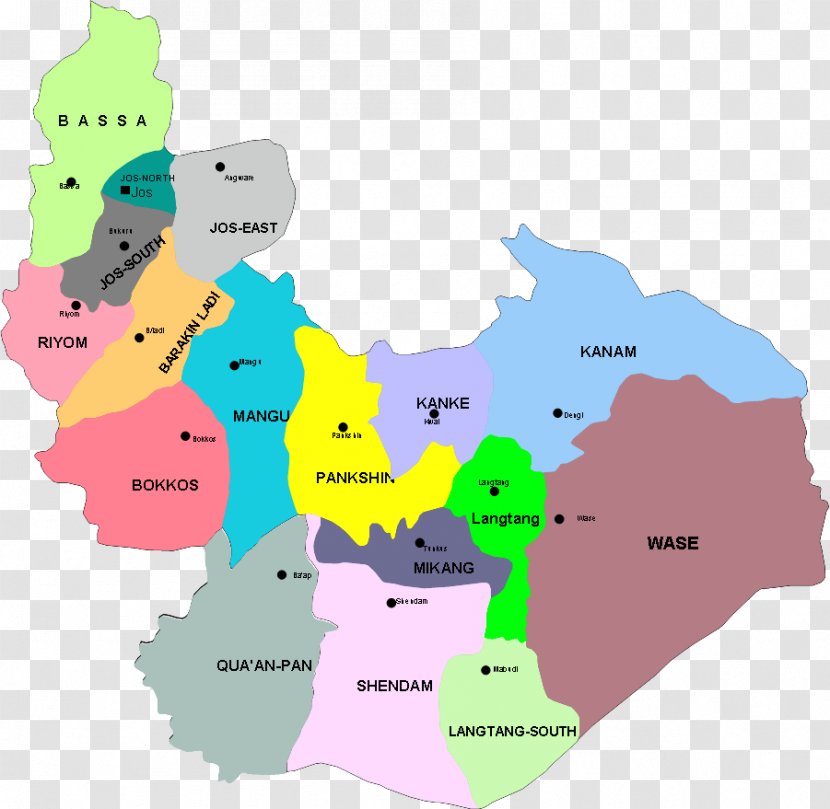 Jos Map Oyo State Shendam Barkin Ladi - World - Internal Revenue Service Transparent PNG