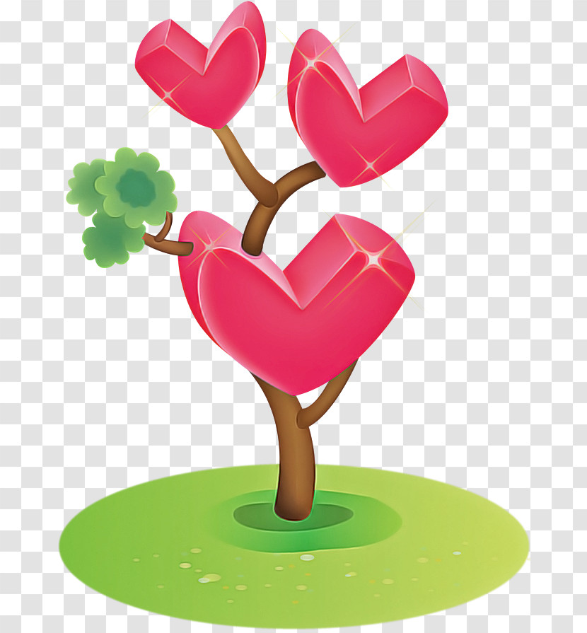 Heart Cartoon Love Plant Gesture Transparent PNG