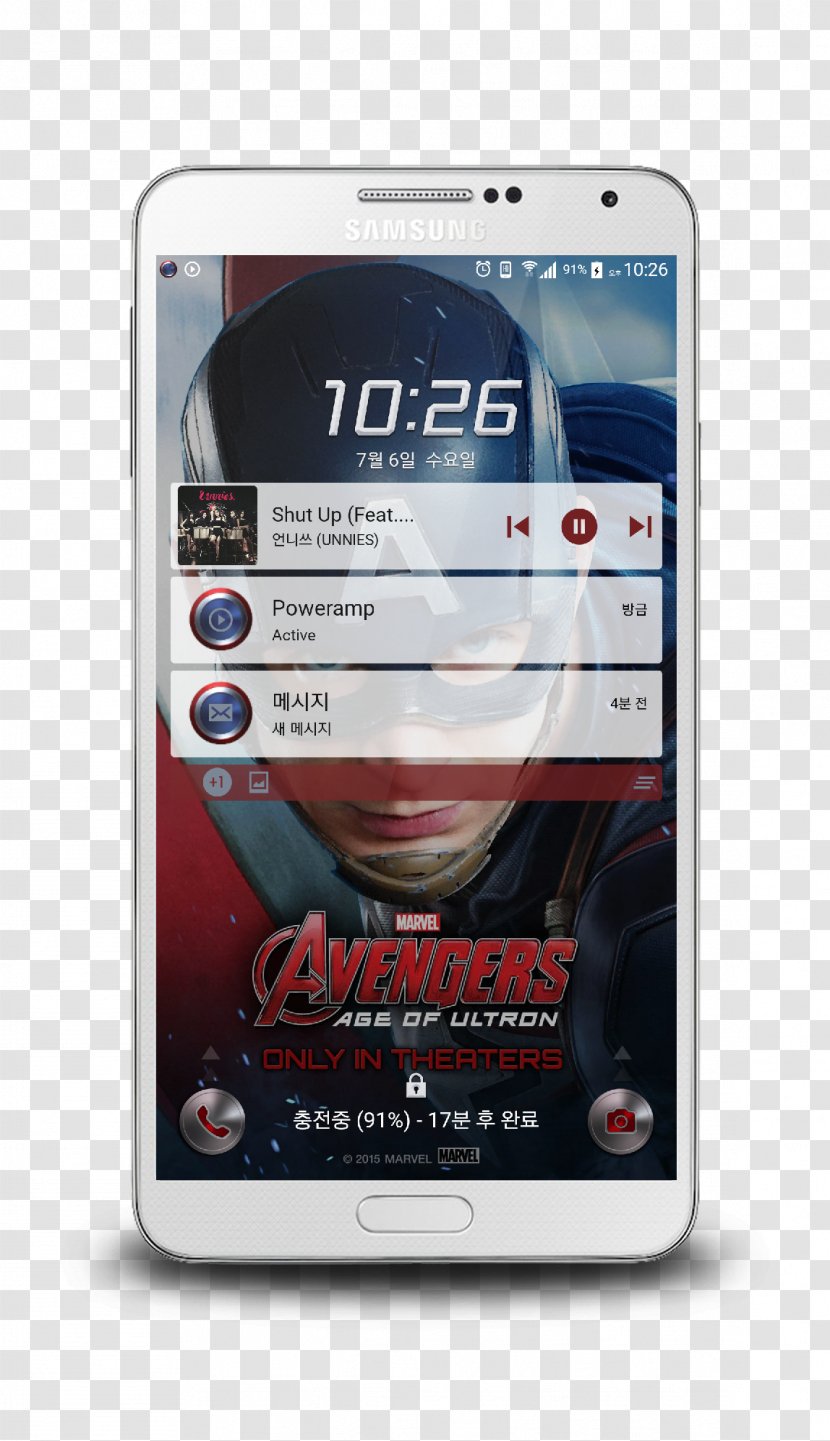 Smartphone Mobile Phones Marvel Comics Cinematic Universe The Avengers - Age Of Ultron Transparent PNG