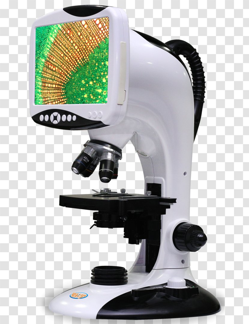 Digital Microscope Camera Image Processing Slides Transparent PNG