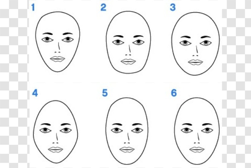 Eyebrow Shape Face Hairstyle - Smile - Female Cliparts Transparent PNG