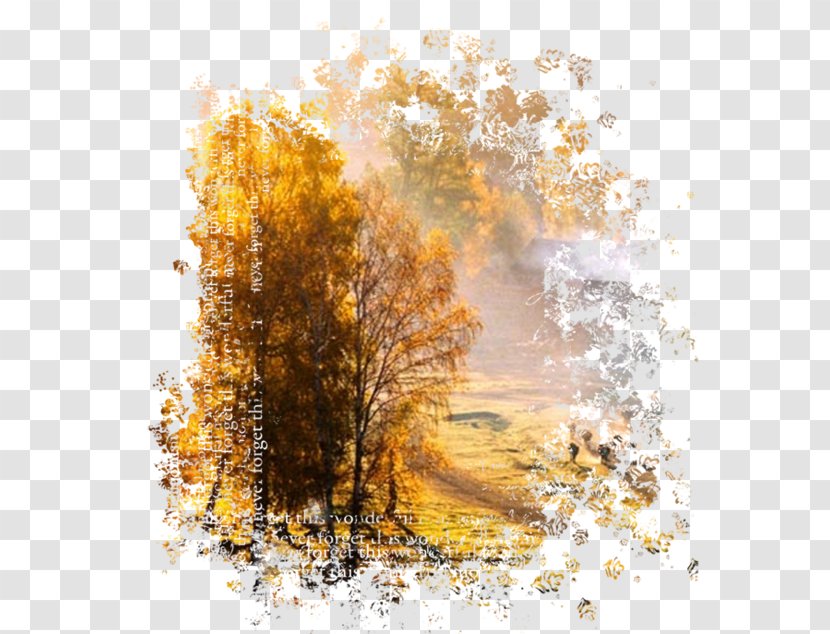 Watercolor Painting Abstract Art Abstraction - Oil Paint - Autumn And Winter Transparent PNG