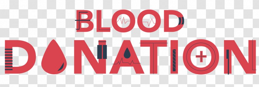 Logo Brand Blood Donation Product - Trademark - Donor Day Transparent PNG