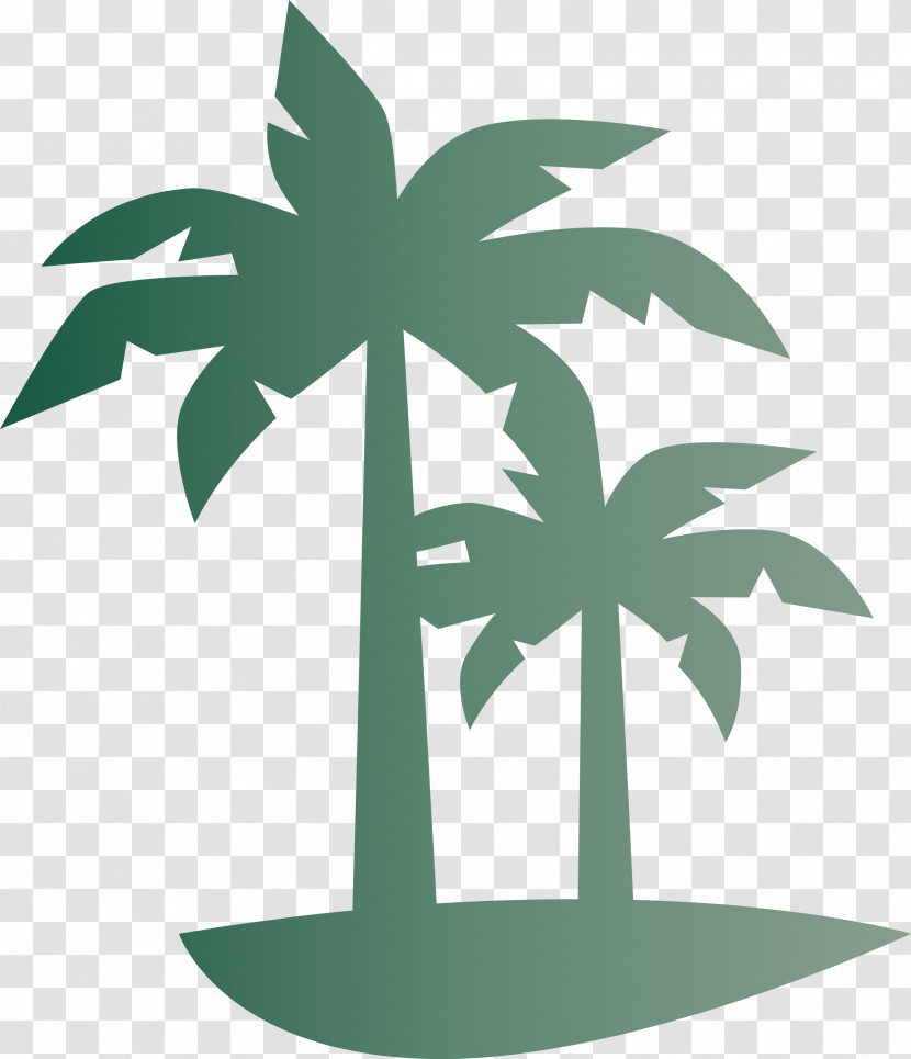 Palm Tree Beach Tropical Transparent PNG